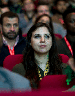 5 ways to enhance teamwork, a woman is focused on what is ahead of her